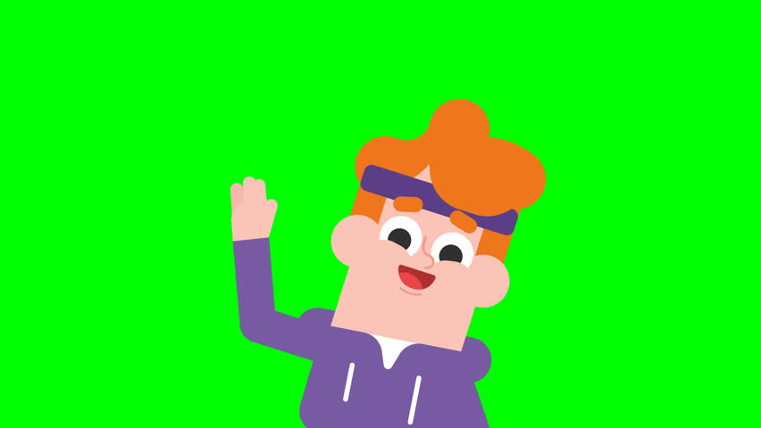 3D sport guy sliding in action on green screen, perfect for presentations, creative projects, explainer videos, and versatile digital assets.
