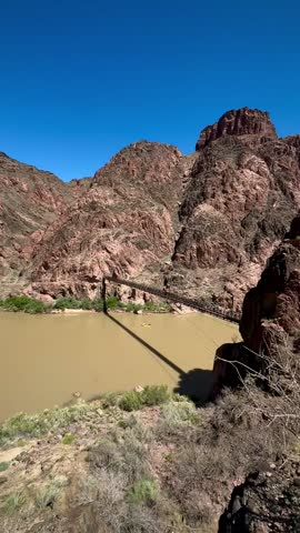 Colorado River Basin on a Clear Blue Day (Grand Canyon National Park, Arizona, USA)