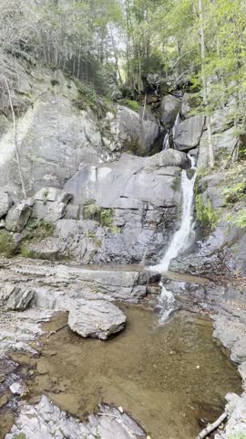 Buttermilk falls Lehigh Gorge on a beautiful sunny fall afternoon 