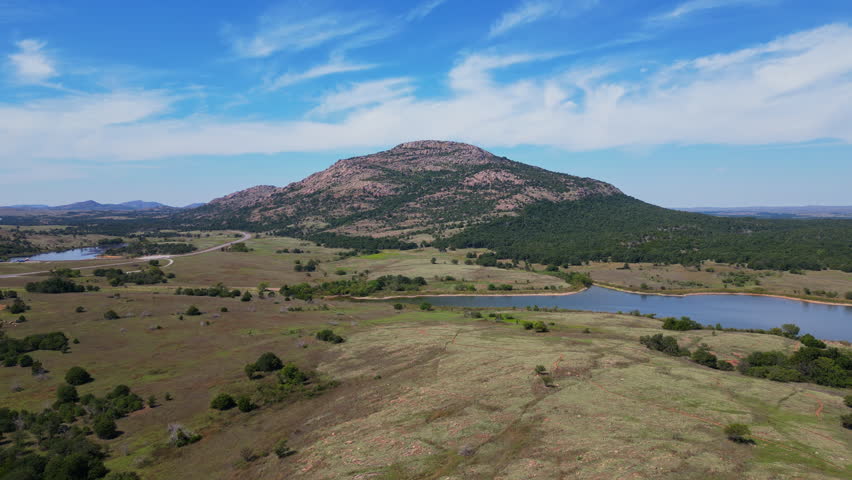 Mt. Scott in the Wichita Mountains of Oklahoma