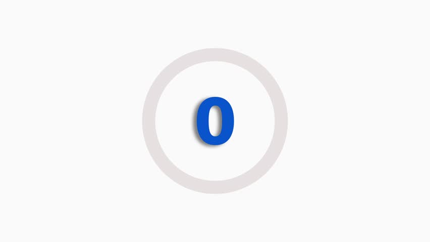 17% Loading Circle Icon Futuristic 4K Loop Animation Background.