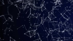 Floating nodes drifting initiating circular cluster while brain mesh gathering linking device icons. Technology, connectivity, digital, innovation, network, artificial intelligence, futuristic - Powered by Shutterstock - Get 15% off with code: PIKWIZARD15