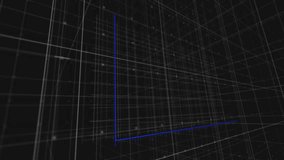 Wireframe grid emerging causing bar graph rising with hex dump and Nmap output showing data growth. Technology, data visualization, digital, analytics, futuristic, visualization, network - Powered by Shutterstock - Get 15% off with code: PIKWIZARD15