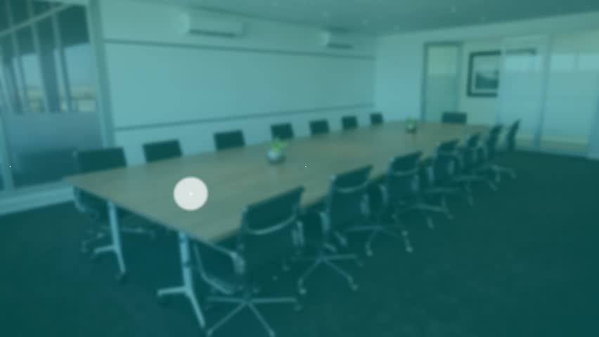Opening meeting room causing user icons fading in connecting into network map showing connection. Corporate, collaboration, digital, interface, networking, modern, professional - Powered by Shutterstock - Get 15% off with code: PIKWIZARD15