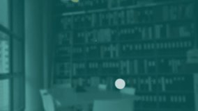 On camera settling over office, user-icon node appearing branching lines visualizing network growth. Collaboration, connectivity, data, innovation, technology, workplace, digital - Powered by Shutterstock - Get 15% off with code: PIKWIZARD15