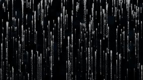 White code streaming starting cyan-blue rings fading, forming rotating hexagon shield securing data. Cybersecurity, digital, futuristic, interface, protection, encryption, technology - Powered by Shutterstock - Get 15% off with code: PIKWIZARD15