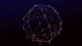 Light appearing at left sparking glowing polyhedron pulsing flare expanding halo visualizing nodes. Geometric, futuristic, digital, abstract, luminescent, cosmic, innovation - Powered by Shutterstock - Get 15% off with code: PIKWIZARD15