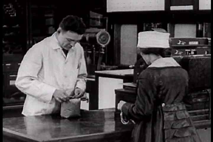 1920s - The goings on in a general store in 1925.