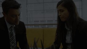 Business coworkers tapping smartphone and watching user icons growing and visualizing network. Collaboration, networking, digital, communication, modern, professional, teamwork - Powered by Shutterstock - Get 15% off with code: PIKWIZARD15