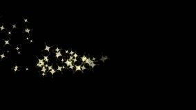 Twinkle star glitter sparkle, loop animation of a luminous, Christmas shimmering particles, festive holiday event, cartoon, flat, vector, doodles-style stars effects on a black screen background. - Powered by Shutterstock - Get 15% off with code: PIKWIZARD15