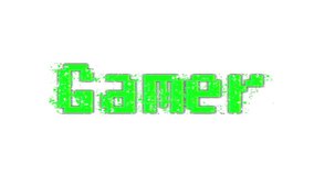 Esport gaming pad symbol abstract animation. Digital Retro GAMER icon. gamer walcome window animation - Powered by Shutterstock - Get 15% off with code: PIKWIZARD15