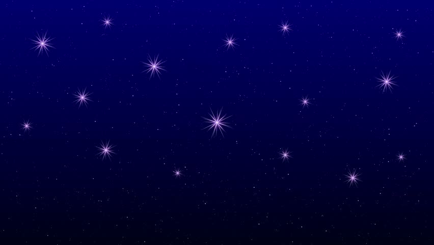 Deep Blue Night Sky Filled With Numerous Twinkling Purple Stars and Galaxies galaxy space