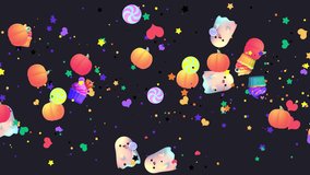 Cartoon Halloween background animation. (Loop) - Powered by Shutterstock - Get 15% off with code: PIKWIZARD15