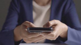 Business Woman Using Smartphone for Social Media Engagement and Online Communication - Powered by Shutterstock - Get 15% off with code: PIKWIZARD15