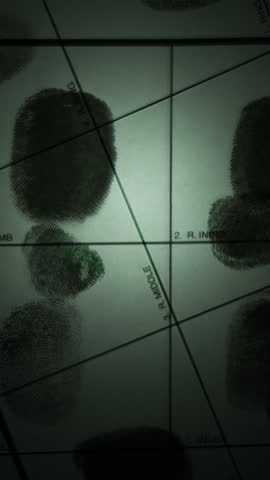 Multi Fingerprint overlays scanning identification data interface