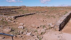 Roman ruins with colonnades at Garray Spain. - Powered by Shutterstock - Get 15% off with code: PIKWIZARD15