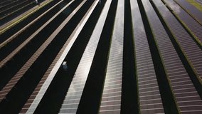 A solar panel (or "solar panel") is a device that converts sunlight into electrical energy. These panels are made of "solar cells" that use semiconductor materials (usually silicon) to create the phot - Powered by Shutterstock - Get 15% off with code: PIKWIZARD15