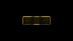 This animated video features golden cubes floating against a black background. The cubes have a metallic frame and reflect light, creating a shiny and luxurious effect. Perfect for adding a touch of - Powered by Shutterstock - Get 15% off with code: PIKWIZARD15