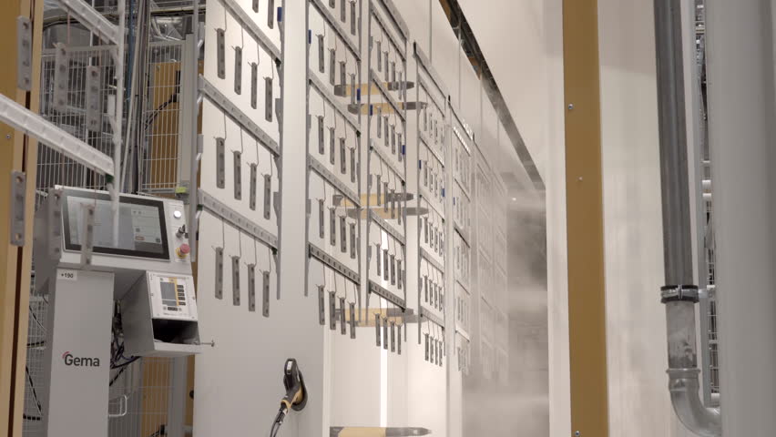 Powder Coating Painting Long Shot