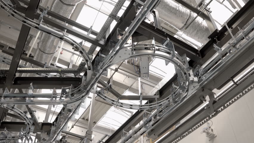 Conveyor System Working in Factory