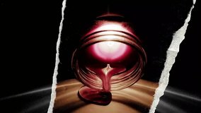 In the darkness, a purple decorative candle has tipped over, and its wax slowly drips onto a white surface. The flickering flame casts dramatic shadows, highlighting . - Powered by Shutterstock - Get 15% off with code: PIKWIZARD15