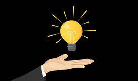 2D vector animation with alpha channel. A hand in a business suit on a transparent background. A question mark changes to a light bulb above the hand, symbolizing idea and solution. - Powered by Shutterstock - Get 15% off with code: PIKWIZARD15