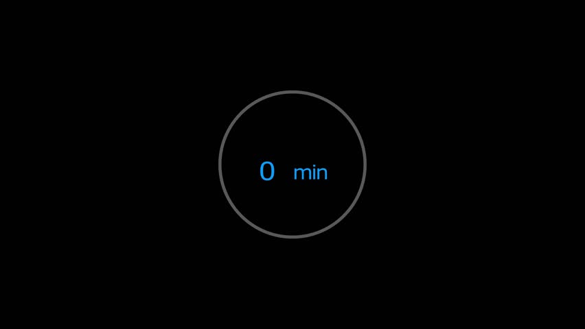 43 min timer loading clock icon animation. and creating a stunning animation 4k animation.