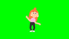 3D animated girl character dancing on green screen, perfect for creative projects, commercials, motion graphics, and digital assets with isolated background.
 - Powered by Shutterstock - Get 15% off with code: PIKWIZARD15