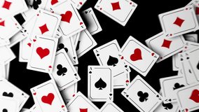 Poker Ace Playing Cards 3D Render Transitions with Alpha Channel in 4K - Powered by Shutterstock - Get 15% off with code: PIKWIZARD15