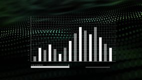 Updating data feed bar chart animating bars and sliding slider thumb, visualizing trends. Data visualization, analytics, digital interface, futuristic, motion graphics, technology, data trends - Powered by Shutterstock - Get 15% off with code: PIKWIZARD15