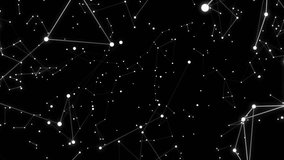 Floating nodes, fading green terminal, animating bars and scrolling code, visualizing data access. Cyberspace, data visualization, digital interface, network infrastructure, futuristic, technology, - Powered by Shutterstock - Get 15% off with code: PIKWIZARD15