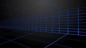 Start binary code appearing and streaming toward viewer inside expanding 3D grid showing data flow. Futuristic, digital, technology, abstract, cyber, virtual, data - Powered by Shutterstock - Get 15% off with code: PIKWIZARD15