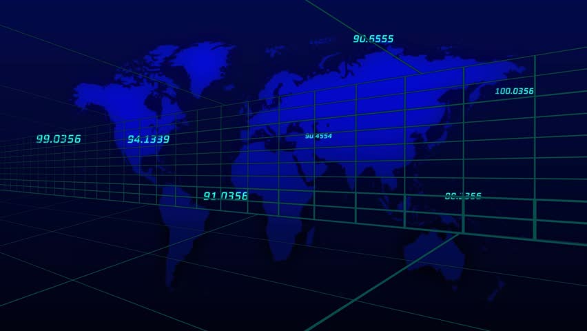 Camera rotating digital world map flattening 3D grid while fading labels and refreshing data. Technology, data visualization, analytics, digital interface, futurism, neural networks, information - Powered by Shutterstock - Get 15% off with code: PIKWIZARD15
