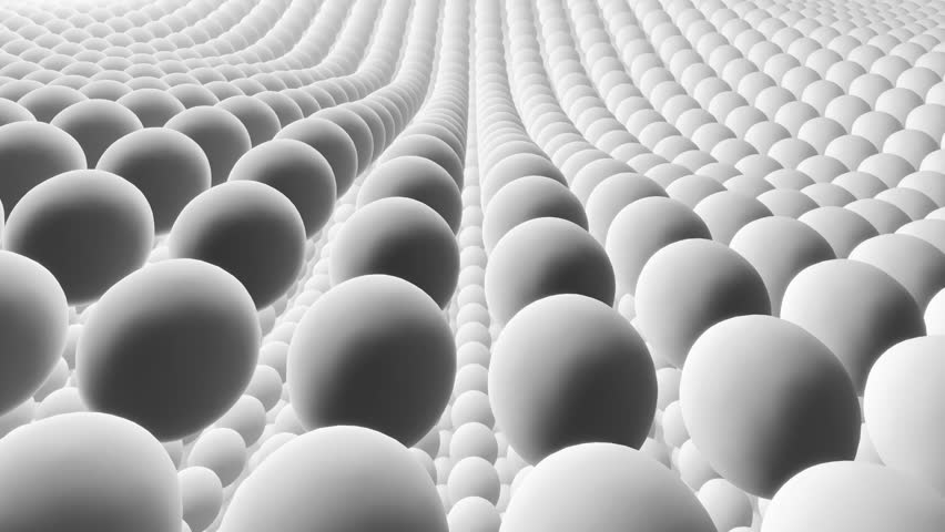 GREYspheres cover a vibrant landscape in a captivating visual display