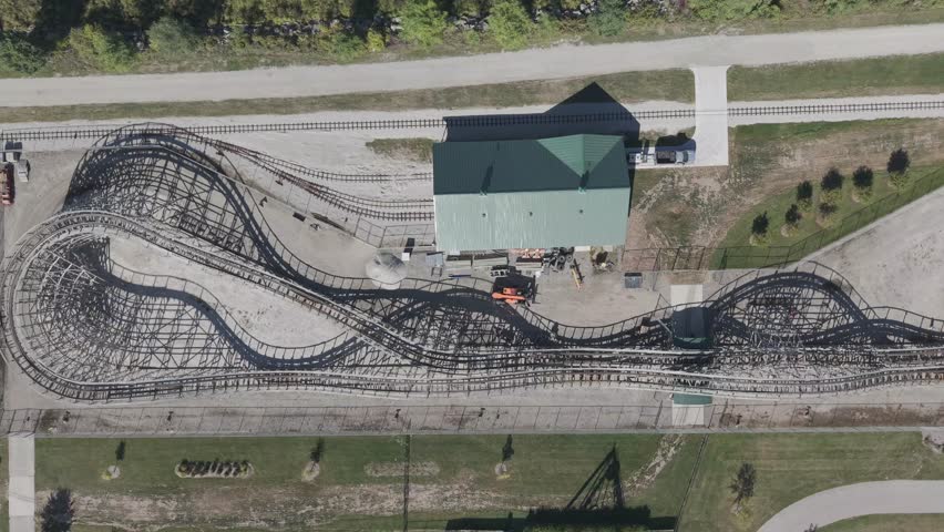 Located in Green Bay, Wisconsin, the Zippin Pippin Roller Coaster is one of the oldest existing wooden roller coasters in the United States.