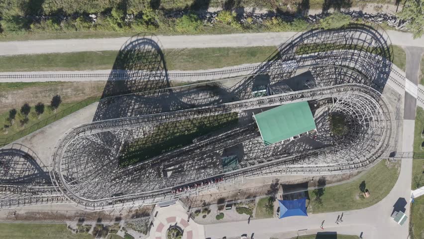 Located in Green Bay, Wisconsin, the Zippin Pippin Roller Coaster is one of the oldest existing wooden roller coasters in the United States.