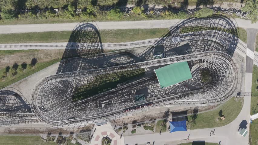 Located in Green Bay, Wisconsin, the Zippin Pippin Roller Coaster is one of the oldest existing wooden roller coasters in the United States.