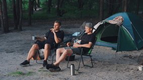 A wonderful group of friends relishing the thrill of a summer camping escapade amidst the beauty of nature, enjoying various outdoor activities together while fostering companionship and exploration - Powered by Shutterstock - Get 15% off with code: PIKWIZARD15