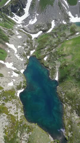 Fairy Tale Lake of the Caucasus is beautiful lake located near Arkhyz, within the Dukkin Lakes system in the Caucasus