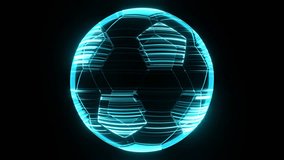 Holographic Soccer Ball Looping Animation.
A seamless looping 3D animation of a rotating holographic soccer ball. Perfect for sports, technology, gaming, or futuristic themed projects - Powered by Shutterstock - Get 15% off with code: PIKWIZARD15