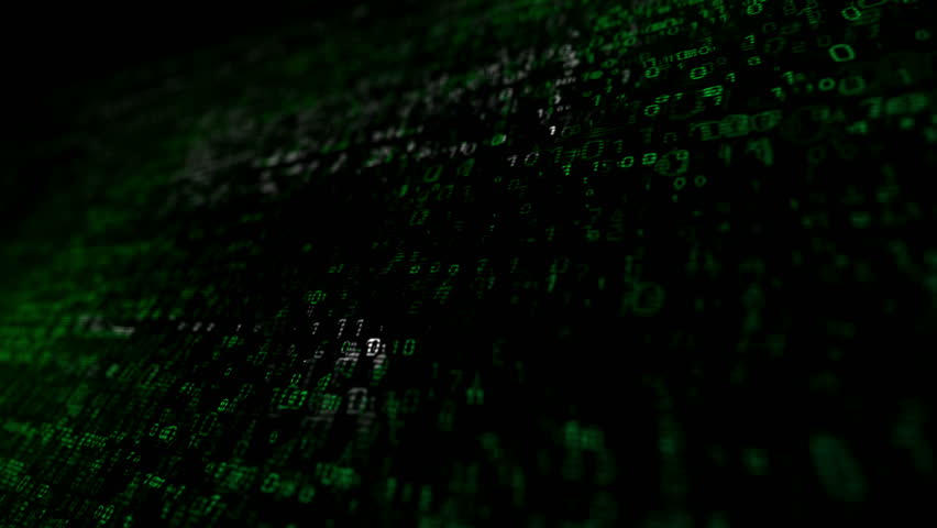 Saudi Arabia flag waving secure code. Saudi Arabian blowing banner cyber security attack and hack concept animation.