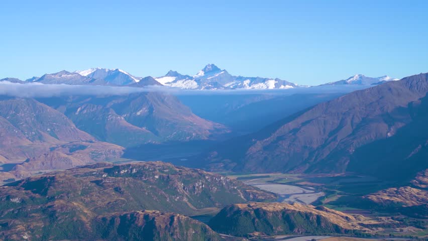 POV looking out at the mountains from the top of Roy