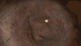 Sliced yellow bell pepper rings falling into a wooden kitchen bowl in slow motion close-up - Powered by Shutterstock - Get 15% off with code: PIKWIZARD15