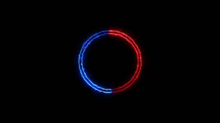 Circle Saber Energy Ring Animation – Seamless Loop Motion Background