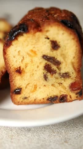 Fruit cake sweet pastry fruitcake dessert dried fruits, nuts traditional baked goods natural product tasty snack fresh delicious gourmet food background on the table rustic top view copy space