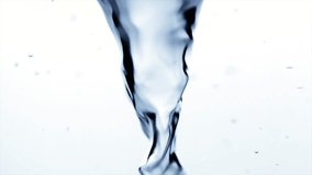 Water swirl storm twister, underwater vortex, whirlpool on blue background, storm tornado twister typhoon vortex in a fresh water, spin, splash with bubbles.  - Powered by Shutterstock - Get 15% off with code: PIKWIZARD15