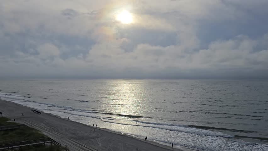 Myrtle Beach, South Carolina – a famous coastal resort city known for its wide sandy beaches, Atlantic Ocean views, boardwalk, lively nightlife, and family-friendly vacation atmosphere.