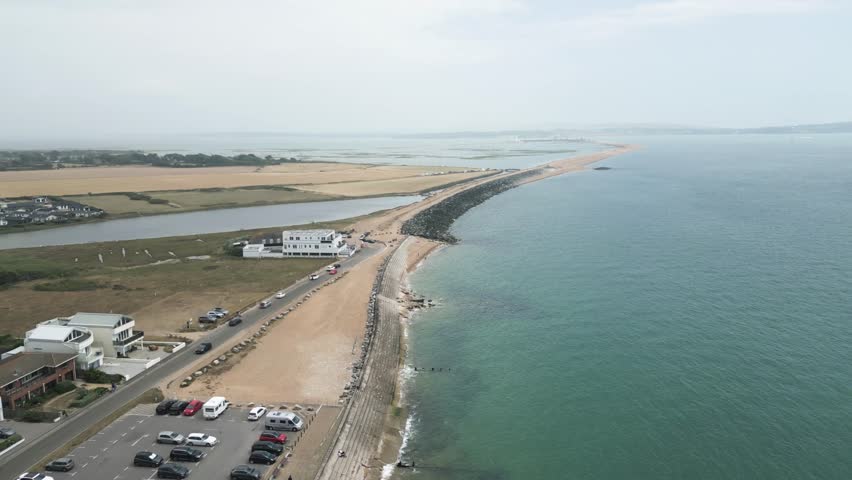 Milford On Sea Beach, Keyhaven Lake UK