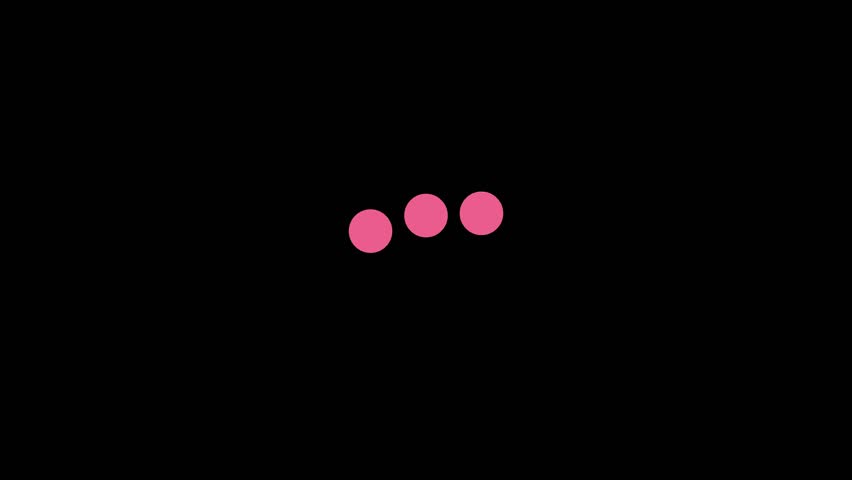 Colorful animated bubble message chat icon with upcoming speech bubble. Perfect for social media, apps, and communication design. Black background.
