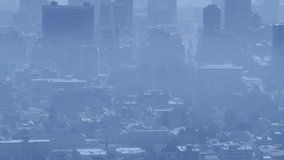 After haze holding grid appearing over skyline, line graphs surging bars rising, labels popping. Finance, data visualization, analytics, urban, technological, modern, investment - Powered by Shutterstock - Get 15% off with code: PIKWIZARD15